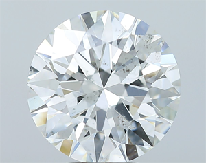 Picture of Natural Diamond 5.02 Carats, Round with Excellent Cut, G Color, SI2 Clarity and Certified by GIA