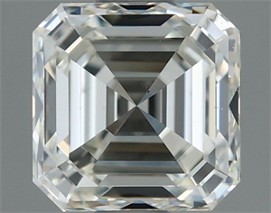 Picture of Natural Diamond 1.03 Carats, Asscher with  Cut, I Color, VS2 Clarity and Certified by IGI