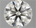 Diamante Natural 1.20 quilates, Redondo , Color L, claridad SI1 y certificado GIA