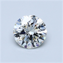 Natural Diamond 0.70 Carats, Round with Very Good Cut, J Color, SI2 Clarity and Certified by GIA