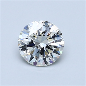 Picture of Natural Diamond 0.70 Carats, Round with Very Good Cut, J Color, SI2 Clarity and Certified by GIA