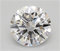 Del inventario de diamantes de laboratorio, 1.55 quilates, Redondo , Color D, claridad FL y certificado IGI