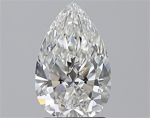 Picture of Natural Diamond 2.01 Carats, Pear with  Cut, F Color, VVS2 Clarity and Certified by GIA