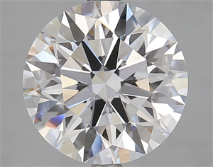 Picture of Lab Grown Diamond 4.03 Carats, Round with Ideal Cut, D Color, VVS1 Clarity and Certified by IGI
