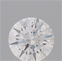 Natural Diamond 0.40 Carats, Round with Excellent Cut, D Color, I1 Clarity and Certified by GIA