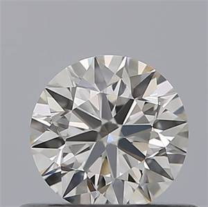 Picture of Natural Diamond 0.45 Carats, Round with Excellent Cut, G Color, VVS1 Clarity and Certified by GIA