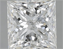 Natural Diamond 2.01 Carats, Princess with  Cut, G Color, I1 Clarity and Certified by IGI