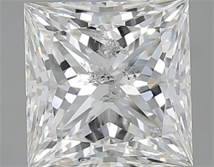 Foto Diamante Natural 2.01 quilates, Princesa , Color G, claridad I1 y certificado IGI de