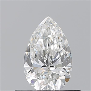 Picture of Natural Diamond 0.50 Carats, Pear with  Cut, G Color, VS2 Clarity and Certified by GIA