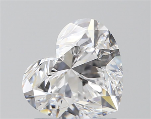 Picture of Natural Diamond 1.41 Carats, Heart with  Cut, D Color, IF Clarity and Certified by GIA