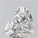 Natural Diamond 3.04 Carats, Heart with  Cut, G Color, VVS1 Clarity and Certified by GIA