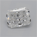 Natural Diamond 1.09 Carats, Radiant with  Cut, E Color, I1 Clarity and Certified by GIA