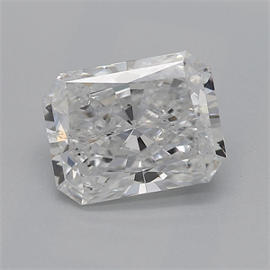 Picture of Natural Diamond 1.09 Carats, Radiant with  Cut, E Color, I1 Clarity and Certified by GIA