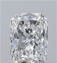 Diamante Natural 0.34 quilates, Radiante , Color F, claridad VVS1 y certificado GIA