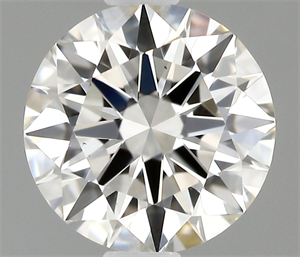 Picture of Natural Diamond 0.41 Carats, Round with Excellent Cut, G Color, VS1 Clarity and Certified by IGI