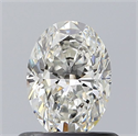 Natural Diamond 0.64 Carats, Oval with  Cut, I Color, VS2 Clarity and Certified by GIA