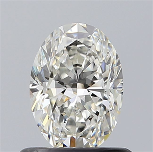 Picture of Natural Diamond 0.64 Carats, Oval with  Cut, I Color, VS2 Clarity and Certified by GIA