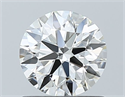 Diamante Natural 0.75 quilates, Redondo , Color G, claridad IF y certificado IGI
