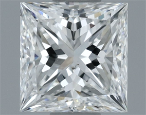 Foto Diamante Natural 1.00 quilates, Princesa , Color G, claridad SI1 y certificado GIA de