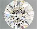 Diamante Natural 0.60 quilates, Redondo , Color J, claridad SI2 y certificado GIA