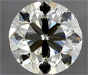 Natural Diamond 1.50 Carats, Round with Very Good Cut, L Color, VS2 Clarity and Certified by IGI