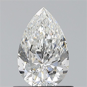 Picture of Natural Diamond 0.70 Carats, Pear with  Cut, G Color, VS1 Clarity and Certified by GIA