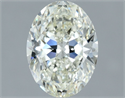 Natural Diamond 1.50 Carats, Oval with  Cut, J Color, VS1 Clarity and Certified by IGI
