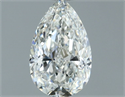 Natural Diamond 0.72 Carats, Pear with  Cut, H Color, VS2 Clarity and Certified by GIA