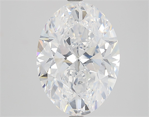 Picture of Natural Diamond 5.01 Carats, Oval with  Cut, D Color, SI2 Clarity and Certified by GIA