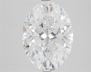 Picture of Natural Diamond 5.01 Carats, Oval with  Cut, D Color, SI2 Clarity and Certified by GIA