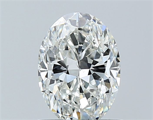 Picture of Natural Diamond 1.00 Carats, Oval with  Cut, G Color, SI1 Clarity and Certified by GIA