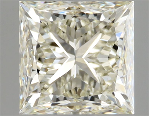 Picture of Natural Diamond 1.01 Carats, Princess with  Cut, L Color, VS2 Clarity and Certified by GIA