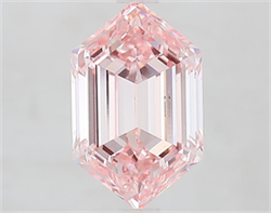 Picture of Lab Grown Diamond 2.02 Carats, HEXAGONAL with  Cut, Fancy Intense Pink Color, VS1 Clarity and Certified by IGI