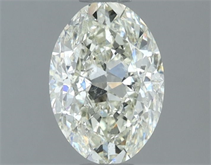 Picture of Natural Diamond 1.00 Carats, Oval with  Cut, J Color, SI2 Clarity and Certified by IGI