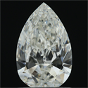Natural Diamond 1.00 Carats, Pear with  Cut, I Color, SI1 Clarity and Certified by GIA