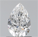 Natural Diamond 0.80 Carats, Pear with  Cut, D Color, VS1 Clarity and Certified by GIA