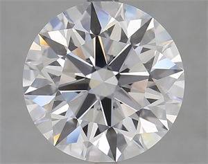 Picture of Lab Grown Diamond 5.04 Carats, Round with Excellent Cut, D Color, VVS1 Clarity and Certified by GIA