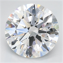 Lab Grown Diamond 3.31 Carats, Round with Ideal Cut, D Color, VVS1 Clarity and Certified by IGI