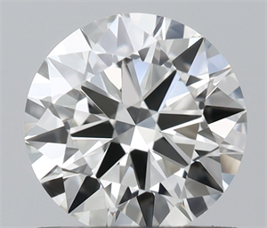Picture of Natural Diamond 0.70 Carats, Round with Excellent Cut, I Color, VVS2 Clarity and Certified by IGI