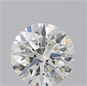 Diamante Natural 0.61 quilates, Redondo , Color J, claridad VVS1 y certificado GIA