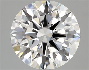 Picture of Lab Grown Diamond 3.55 Carats, Round with Ideal Cut, F Color, VVS2 Clarity and Certified by IGI