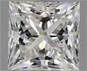 Natural Diamond 1.90 Carats, Princess with  Cut, G Color, VS1 Clarity and Certified by GIA