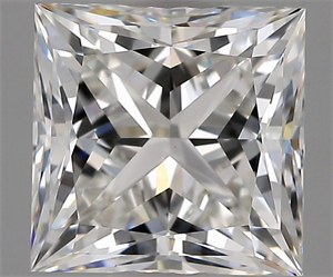 Picture of Natural Diamond 1.90 Carats, Princess with  Cut, G Color, VS1 Clarity and Certified by GIA