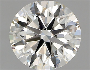Picture of Natural Diamond 0.74 Carats, Round with Excellent Cut, I Color, VVS2 Clarity and Certified by GIA