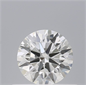 Natural Diamond 0.50 Carats, Round with Excellent Cut, G Color, VVS2 Clarity and Certified by IGI