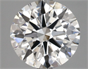 Lab Grown Diamond 2.91 Carats, Round with Excellent Cut, F Color, VS1 Clarity and Certified by GIA