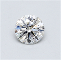 Diamante Natural 0.58 quilates, Redondo , Color G, claridad SI2 y certificado GIA