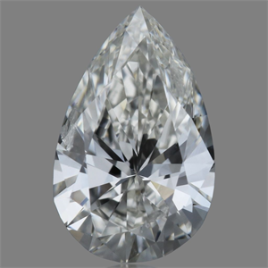 Foto Diamante Natural 0.40 quilates, De pera , Color H, claridad I1 y certificado GIA de