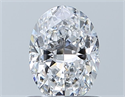 Diamante Natural 0.71 quilates, Ovalado , Color D, claridad SI2 y certificado GIA