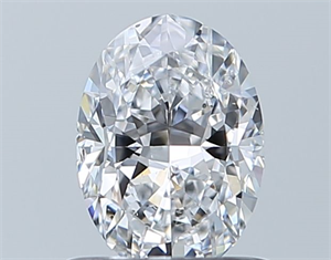 Foto Diamante Natural 0.71 quilates, Ovalado , Color D, claridad SI2 y certificado GIA de